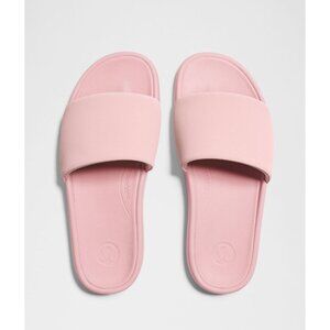 Lululemon Restfeel Slides Pink Haze Womens Lightweight Comfort Sandals